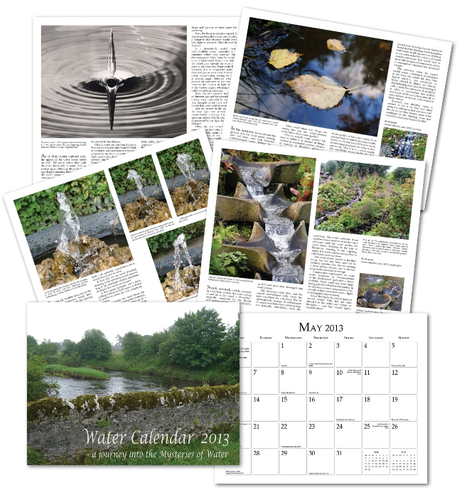 Water Calendar 2013 a journey into the Mysteries of Water Water
