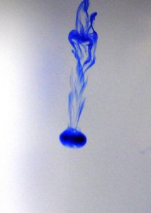 Impact of ink droplet