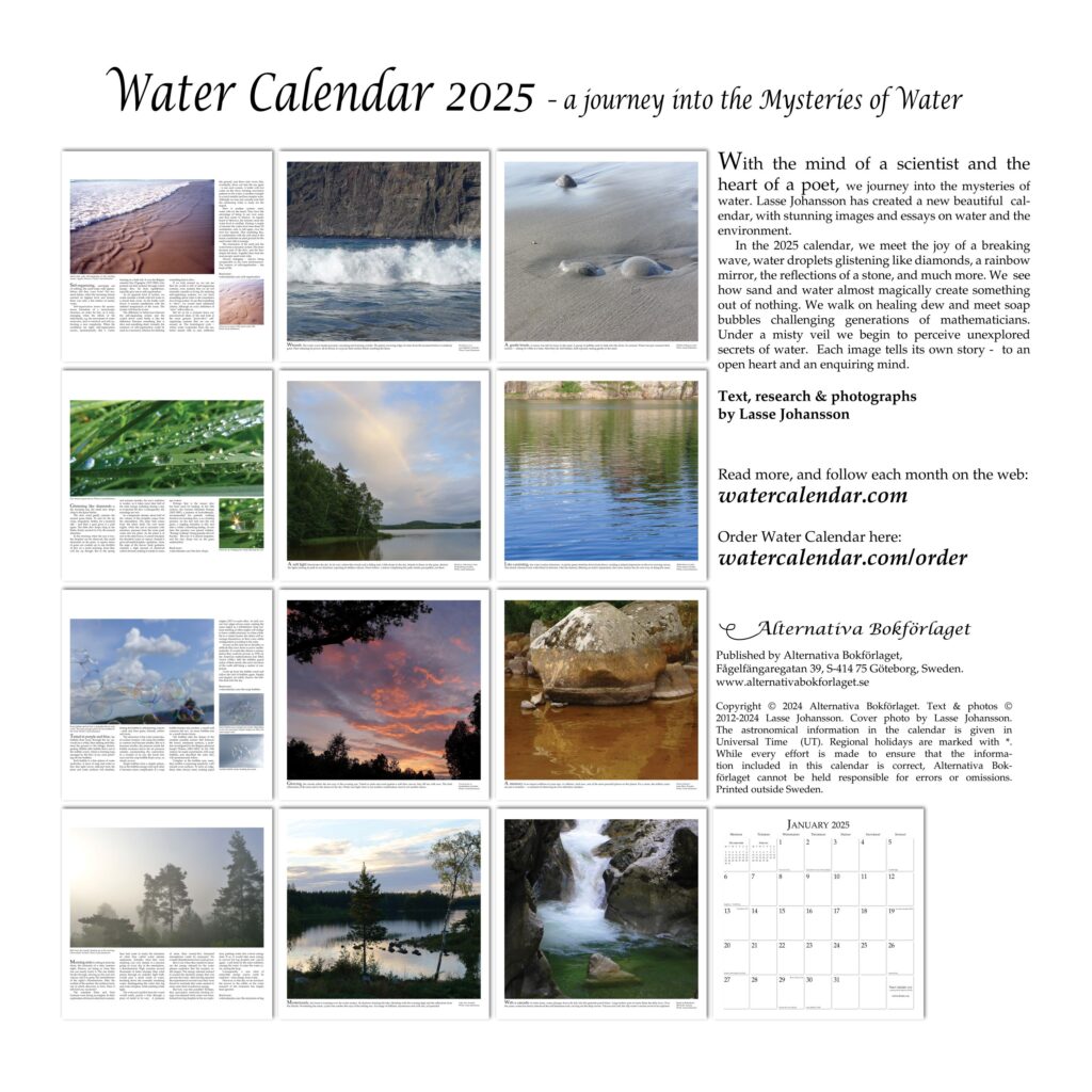 Water Calendar 2025